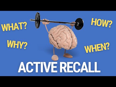 Know how to study effectively - Learn how to active recall!