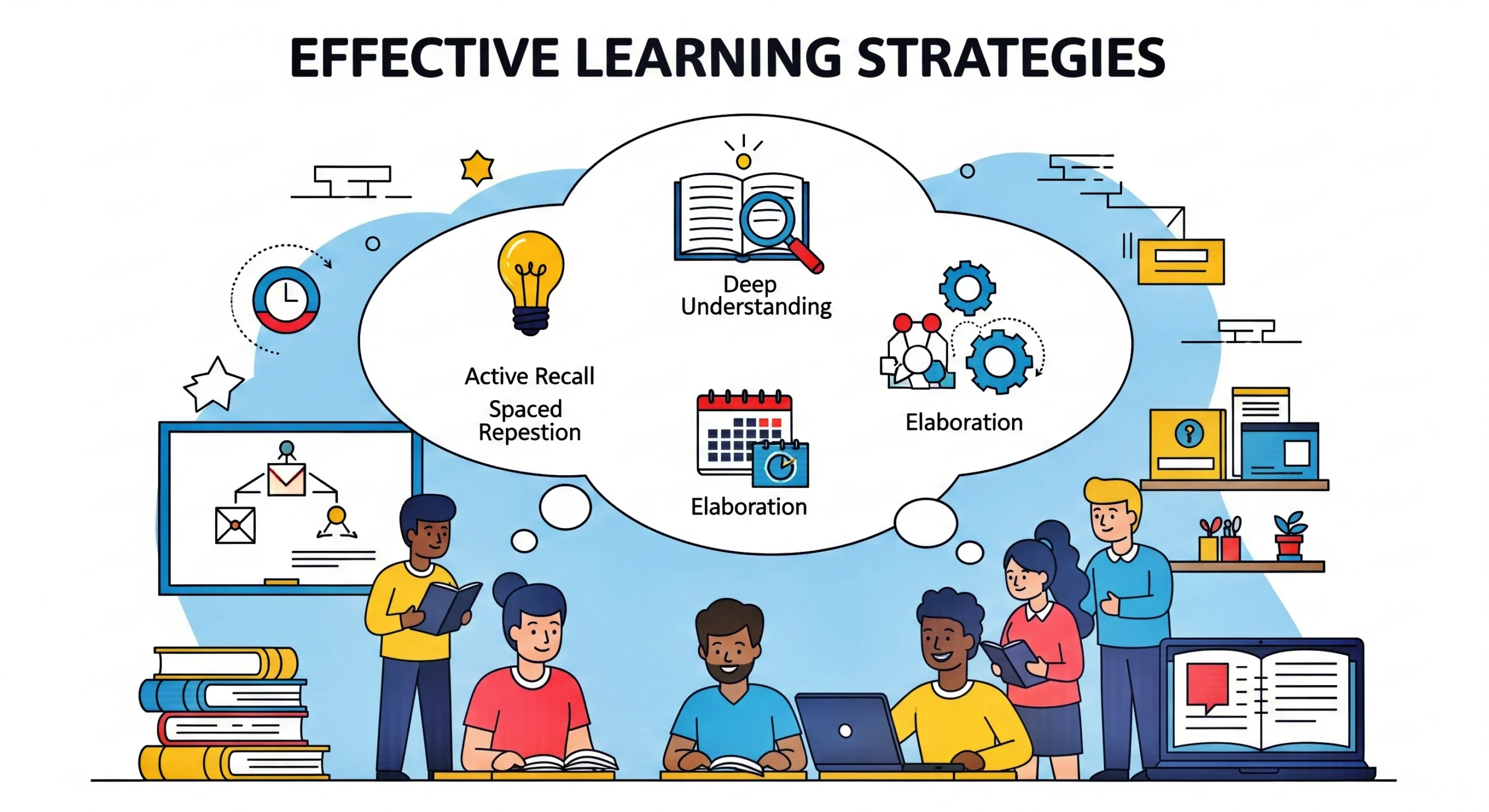 Gambar ilustrasi tentang Strategi Belajar yang Efektif